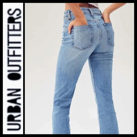 BDG Urban Outfitters High Rise Kick Crop Jeans - Picture 4 of 11